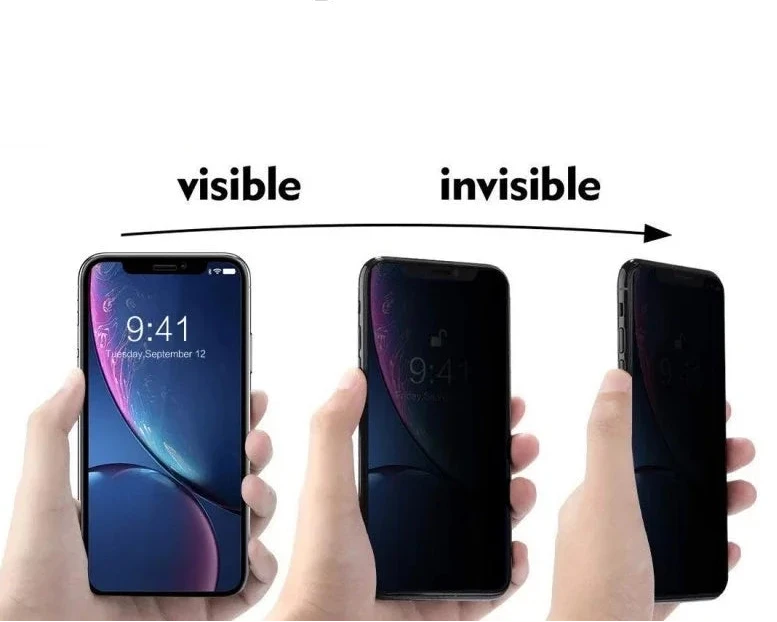 3Pcs Anti-Spy Hydrogel Film iPhone 16 15 14 13 12 11 Pro Max. - Maison Novaire #