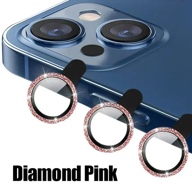 3Pcs Metal Lens Protector Glass for IPhone. - Maison Novaire #