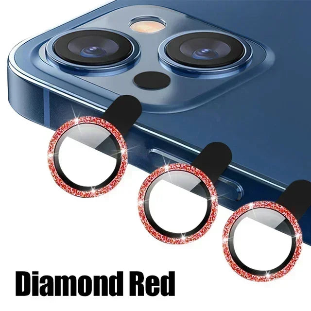 3Pcs Metal Lens Protector Glass for IPhone. - Maison Novaire #