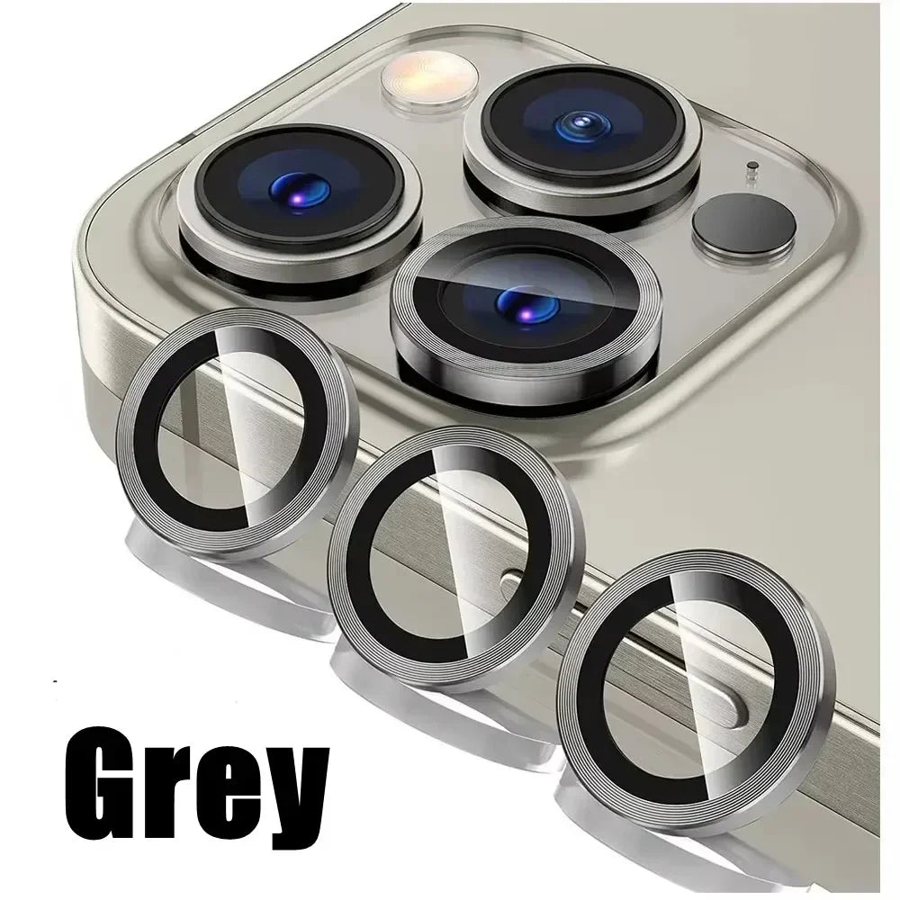 3Pcs Metal Lens Protector Glass for IPhone. - Maison Novaire #