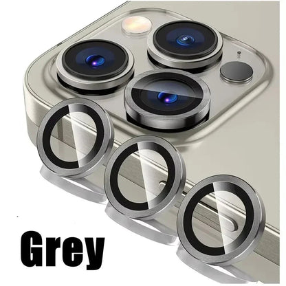 3Pcs Metal Lens Protector Glass for IPhone. - Maison Novaire #