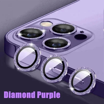 3Pcs Metal Lens Protector Glass for IPhone. - Maison Novaire #