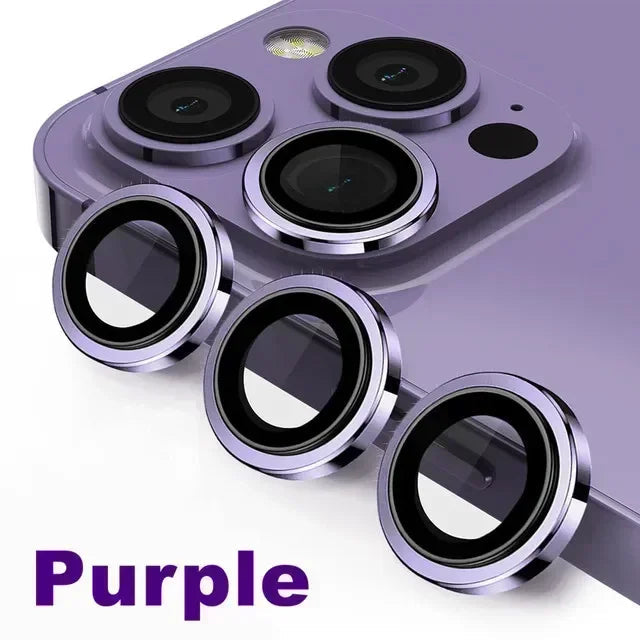 3Pcs Metal Lens Protector Glass for IPhone. - Maison Novaire #