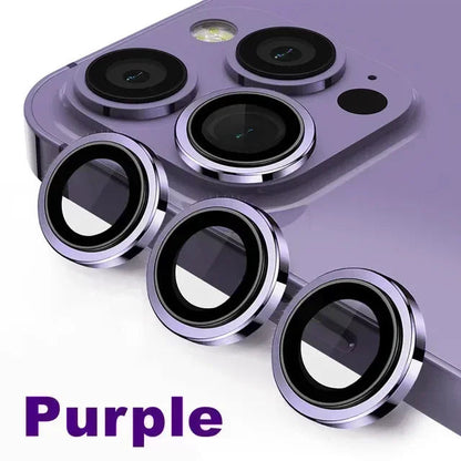 3Pcs Metal Lens Protector Glass for IPhone. - Maison Novaire #