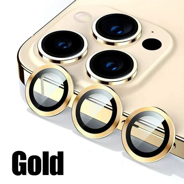3Pcs Metal Lens Protector Glass for IPhone. - Maison Novaire #