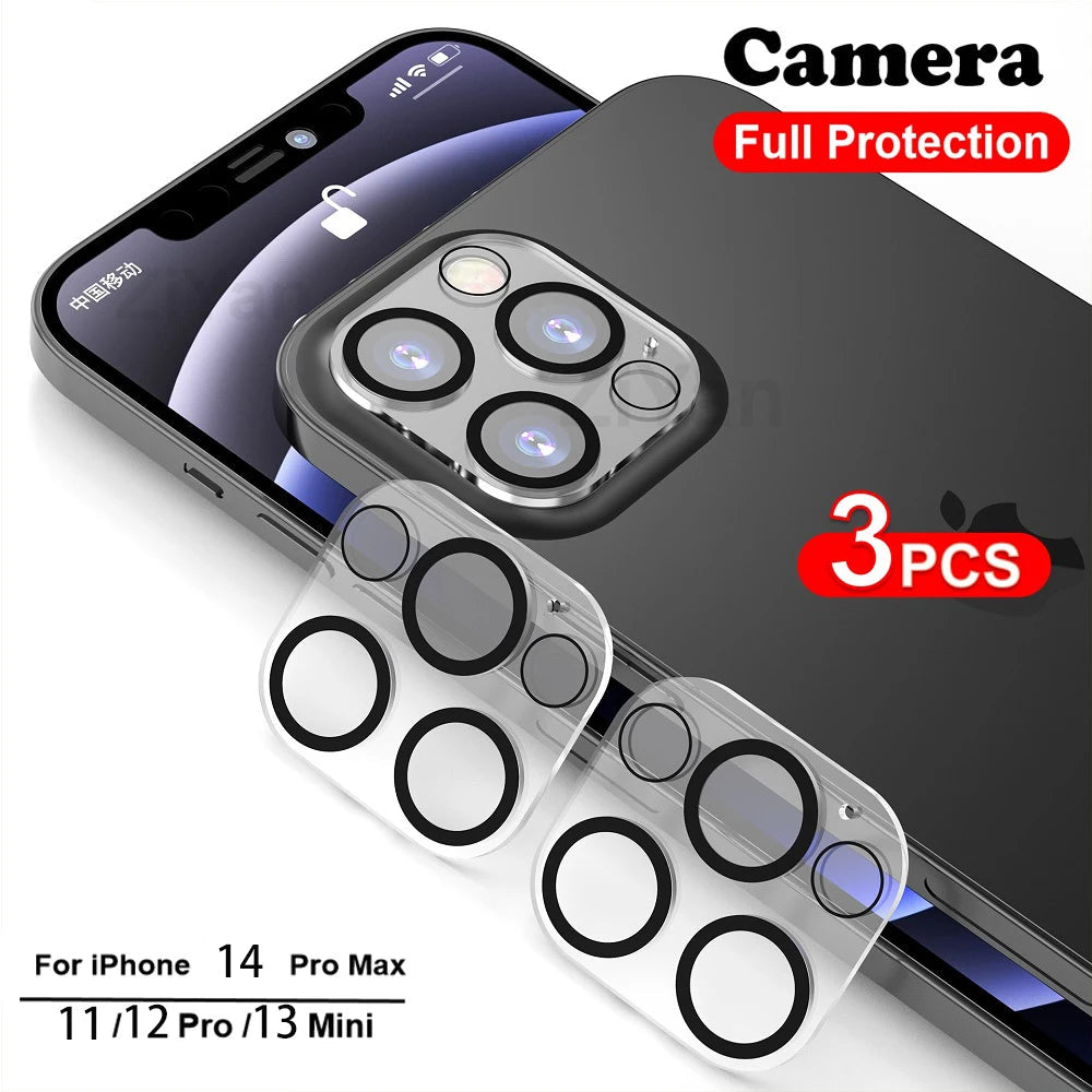 3pcs Camera Lens Protector For iPhone. - Maison Novaire
