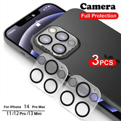 3pcs Camera Lens Protector For iPhone. - Maison Novaire