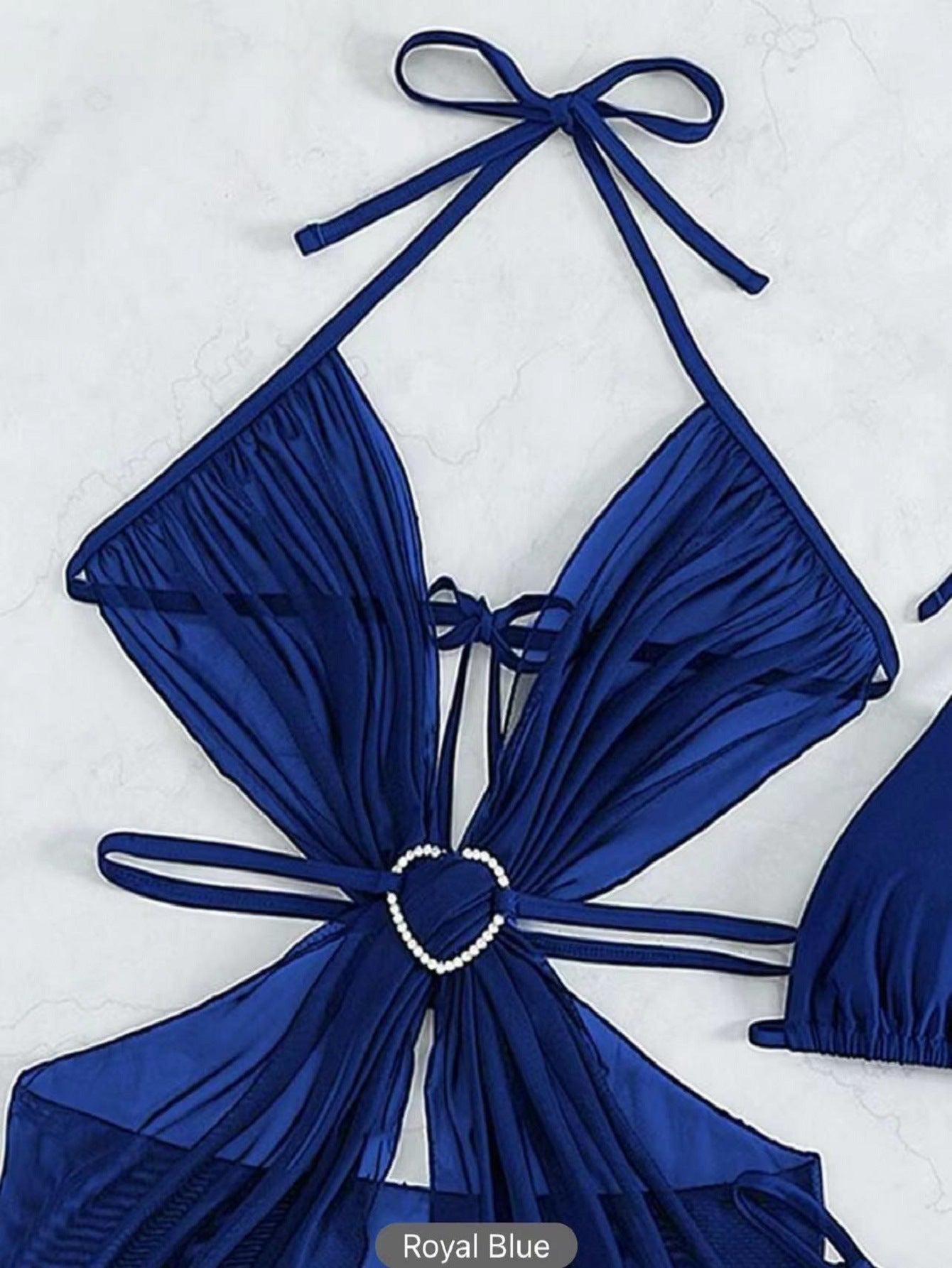 3pcs Halter Neck Bikini Beach Wear - Maison Novaire