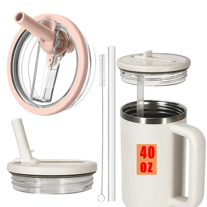 40oz Flip Straw Leak Proof Lid for Stanley H2.0 Quencher. - Maison Novaire