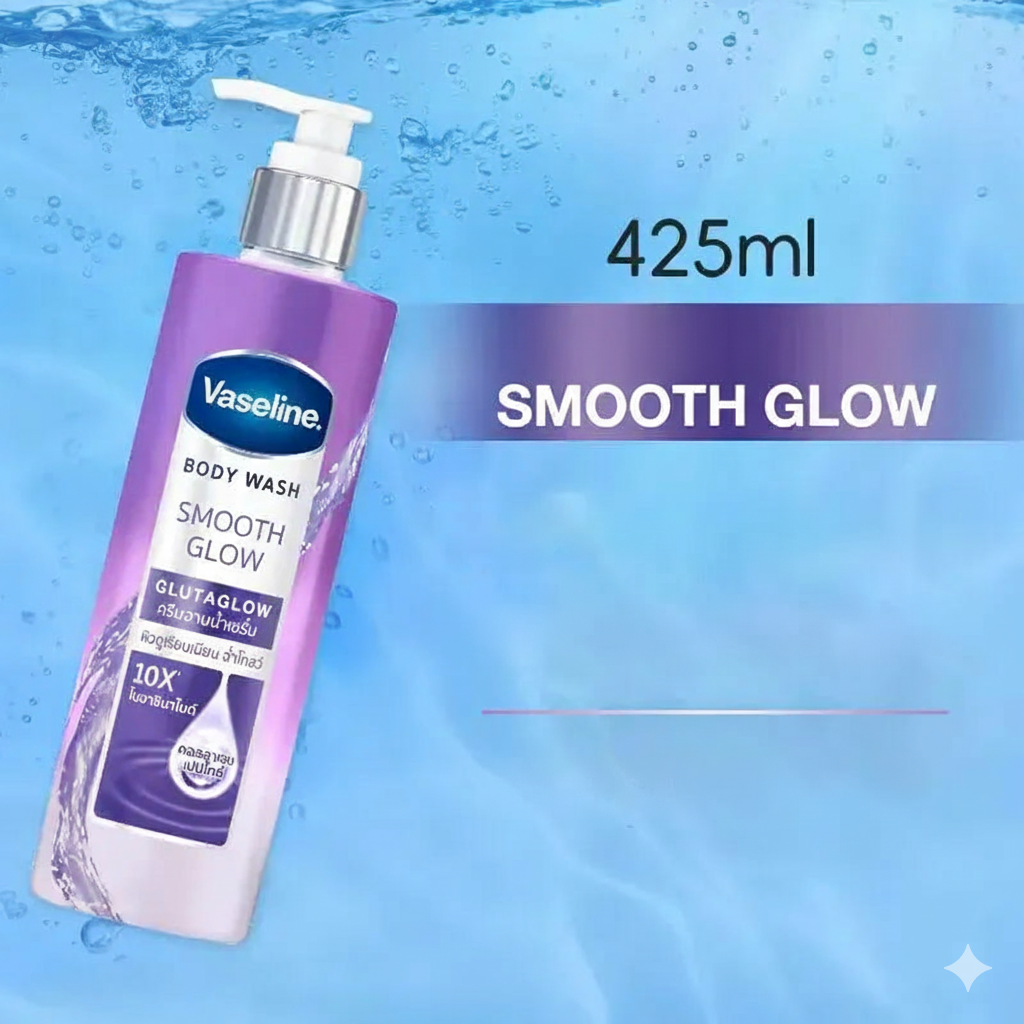 425ml Vaseline 10X Glutamate Whitening Body Soap – Deep Moisturizing & Skin Brightening Care - BLAKESTORE-NG