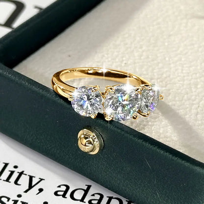4CT Moissanite Ring - Maison Novaire
