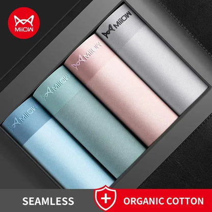 4Pcs Graphene Antibacterial Innerwear | Men’s Boxer Briefs Trunks Pack with Graphene Cooling Odor Control & Moisture Wicking - BLAKESTORE-NG