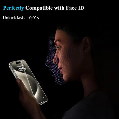 4Pcs Tempered Glass For iPhone 16 15 14 13 12 11 Pro Max - Maison Novaire #