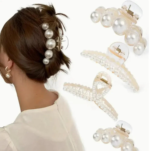 4pcs Large Shark Clip Hair Accessories Temperament. - Maison Novaire
