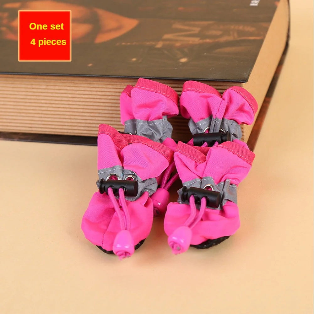 4pcs Water-Resistant Dog Shoes. - Maison Novaire