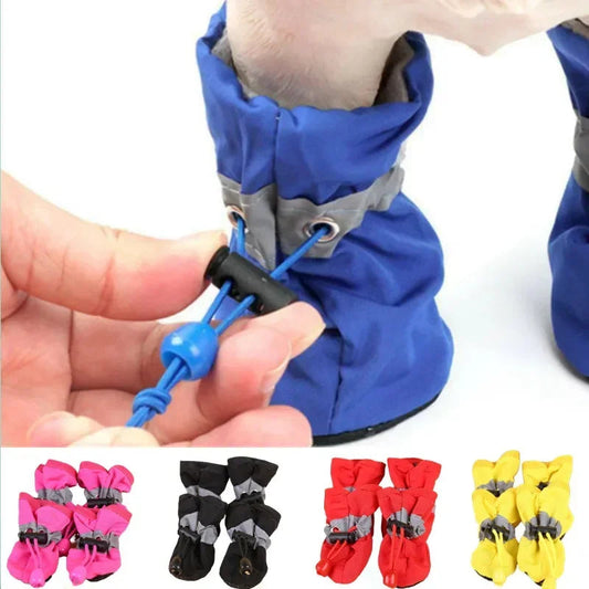 4pcs/set Waterproof Pet Dog Shoes. - Maison Novaire