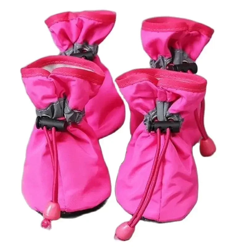 4pcs/set Waterproof Pet Dog Shoes. - Maison Novaire