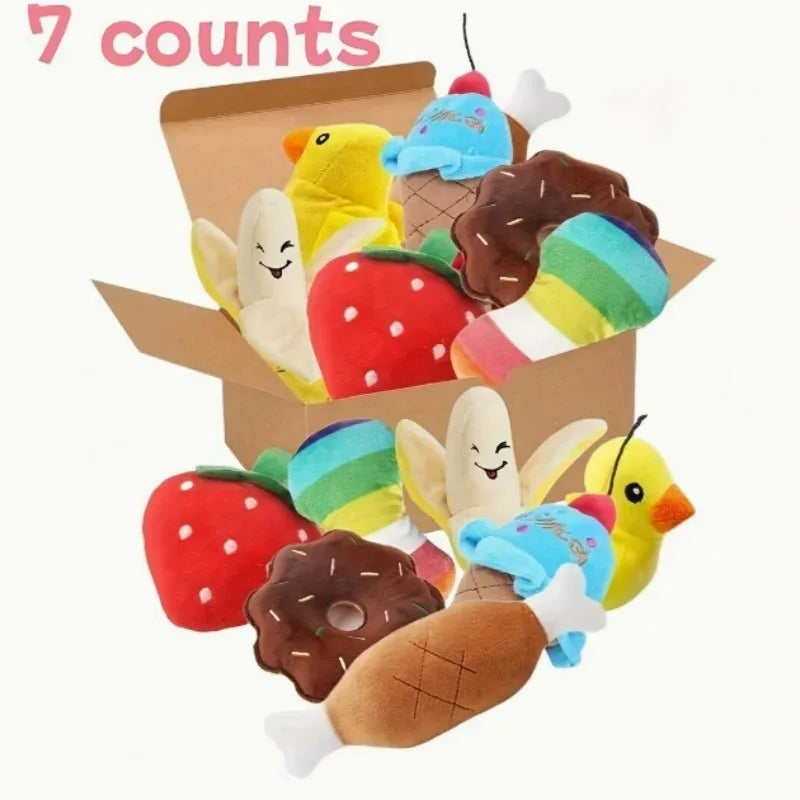 7-piece set of Puppy sound Toys. - Maison Novaire
