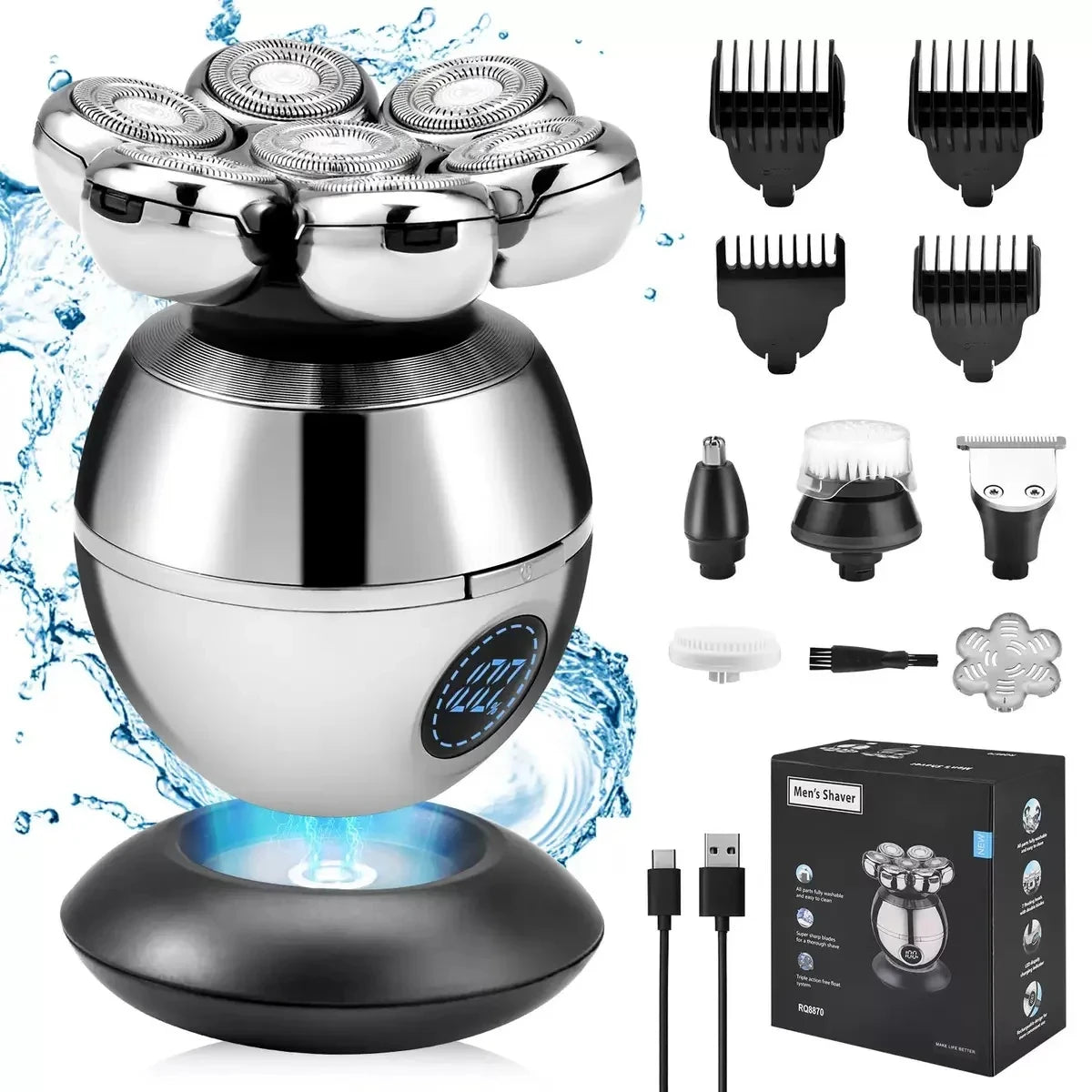 7D Floating Head Electric Shaver - Maison Novaire #