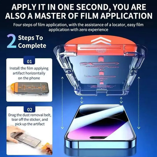 8K HD Tempered Glass Screen Protector For IPhone. - Maison Novaire