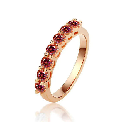 925 Silver Moissanite Eternity Ring | Luxury Engagement & Wedding Band - Maison Novaire
