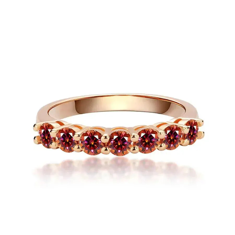925 Silver Moissanite Eternity Ring | Luxury Engagement & Wedding Band - Maison Novaire