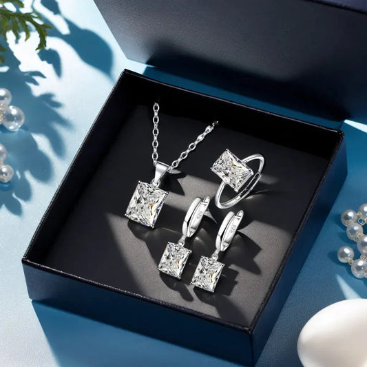 925 Sterling Silver Jewelry Set. - BLAKESTORE-NG
