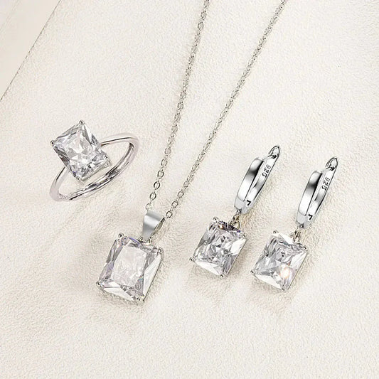 925 Sterling Silver Jewelry Set. - BLAKESTORE-NG