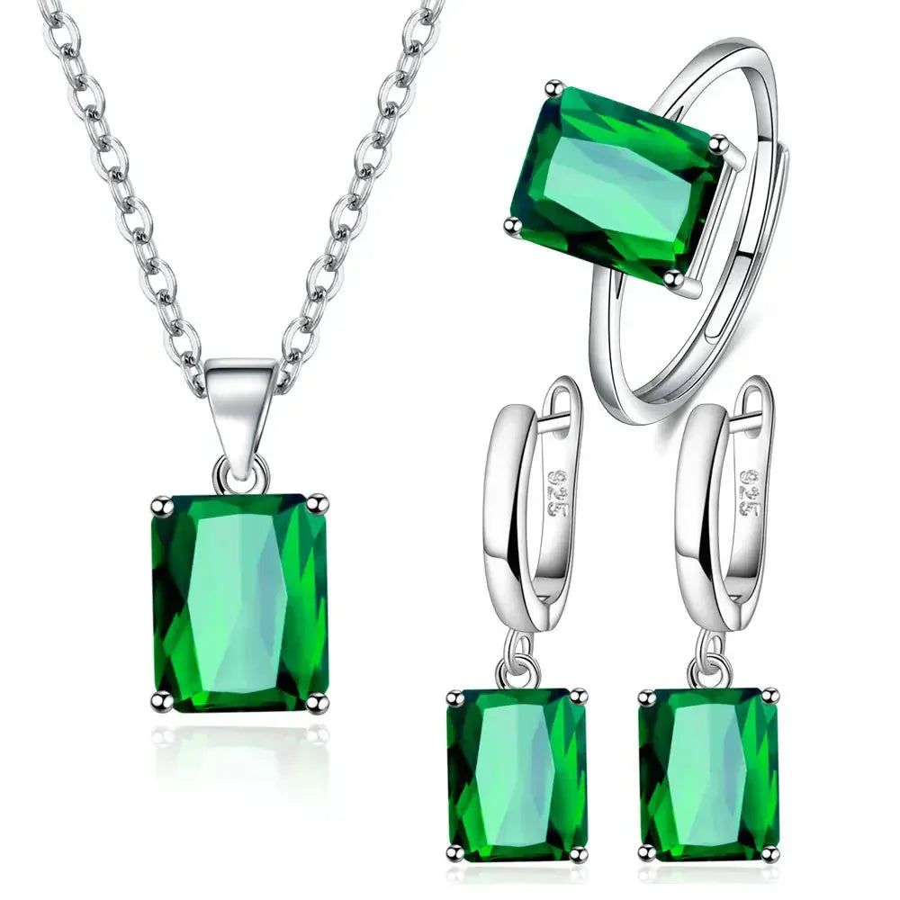 925 Sterling Silver Jewelry Set. - BLAKESTORE-NG