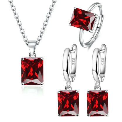 925 Sterling Silver Jewelry Set. - BLAKESTORE-NG