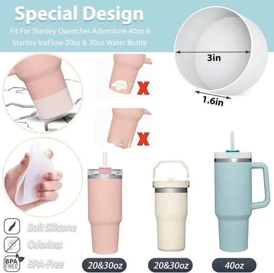 9pcs Silicone Spill Proof Stopper Set for Stanley Cup. - Maison Novaire