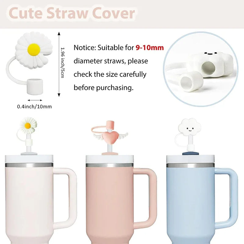 9pcs Silicone Spill Proof Stopper Set for Stanley Cup. - Maison Novaire