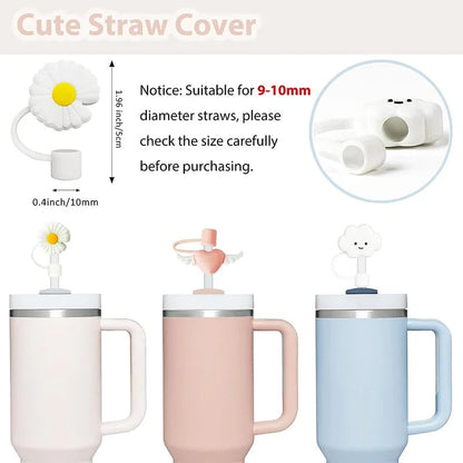 9pcs Silicone Spill Proof Stopper Set for Stanley Cup. - Maison Novaire