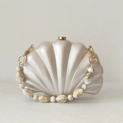 Acrylic Shell Ladies Clutch Purse. - Maison Novaire #