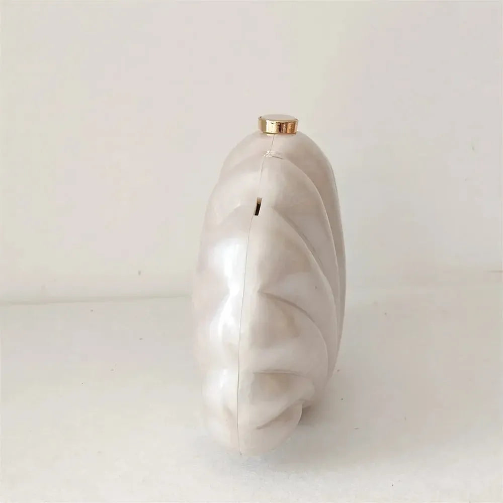 Acrylic Shell Ladies Clutch Purse. - Maison Novaire #