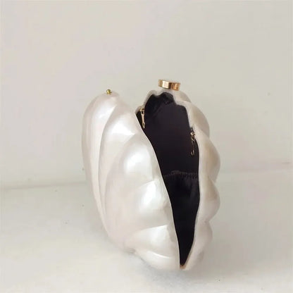 Acrylic Shell Ladies Clutch Purse. - Maison Novaire #