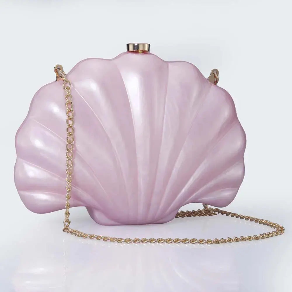 Acrylic Shell Ladies Clutch Purse. - Maison Novaire #