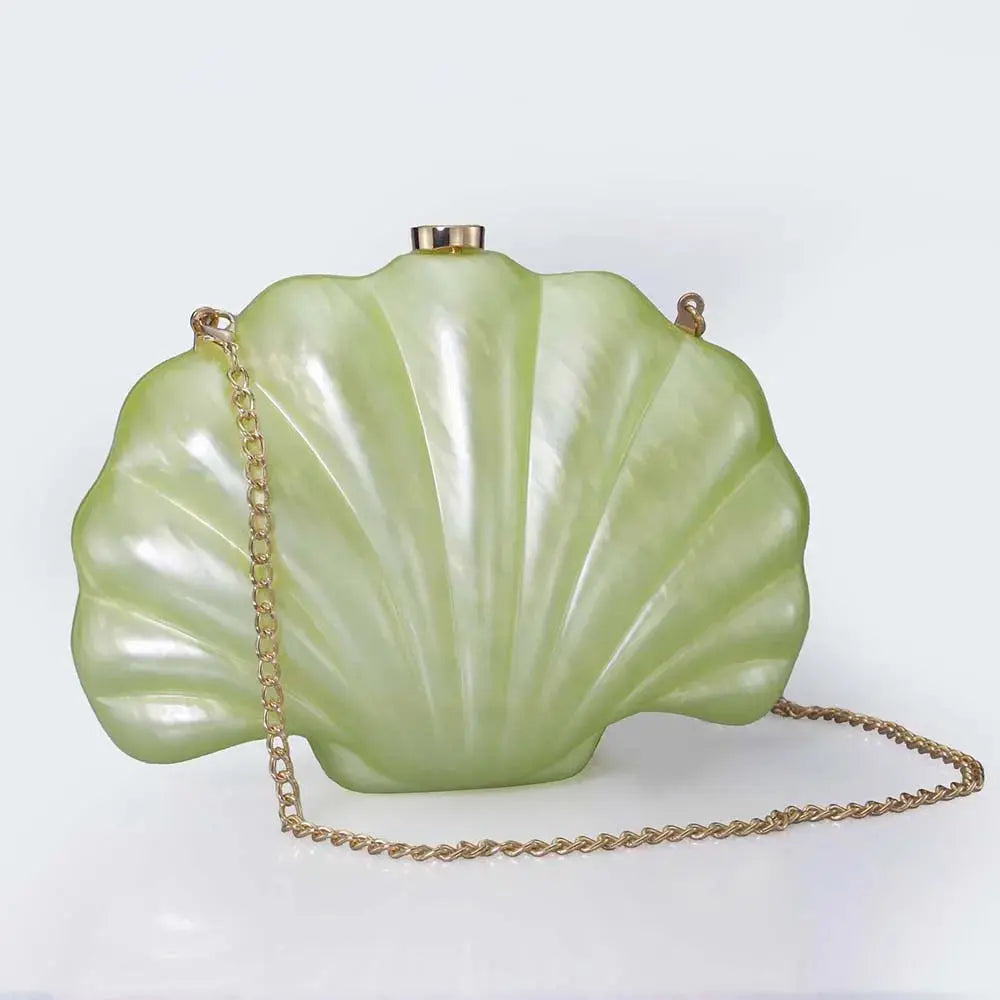 Acrylic Shell Ladies Clutch Purse. - Maison Novaire #