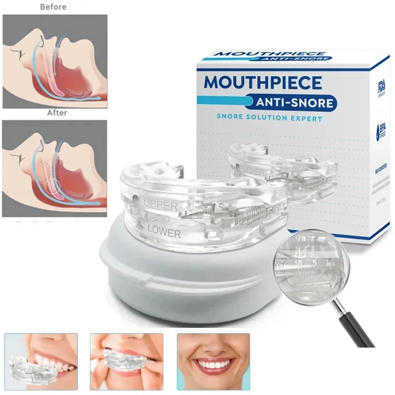 Adjustable Anti Snoring Mouth Guard. - Maison Novaire #