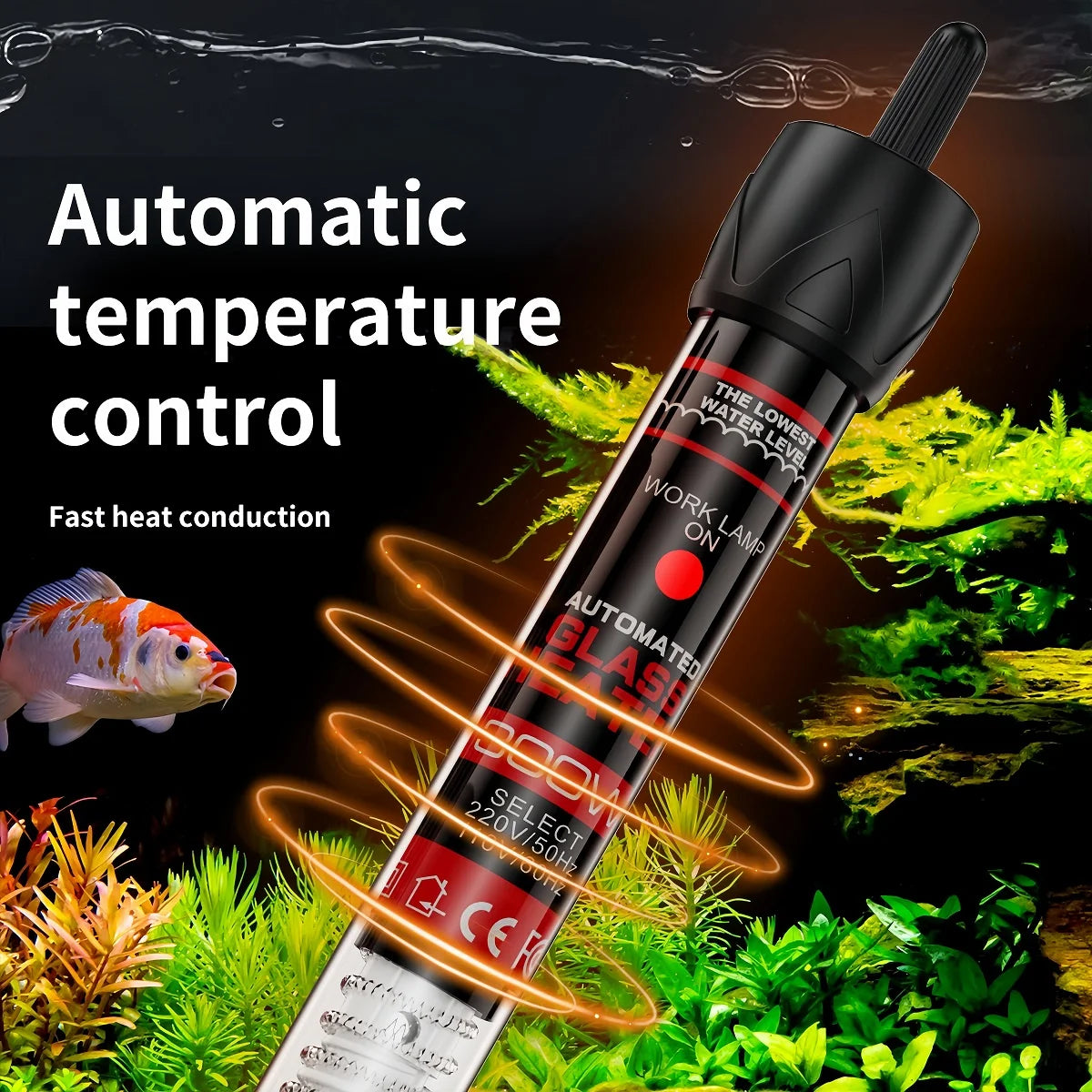 Adjustable Aquarium Temperature Thermostat/Heater Rod. - Maison Novaire