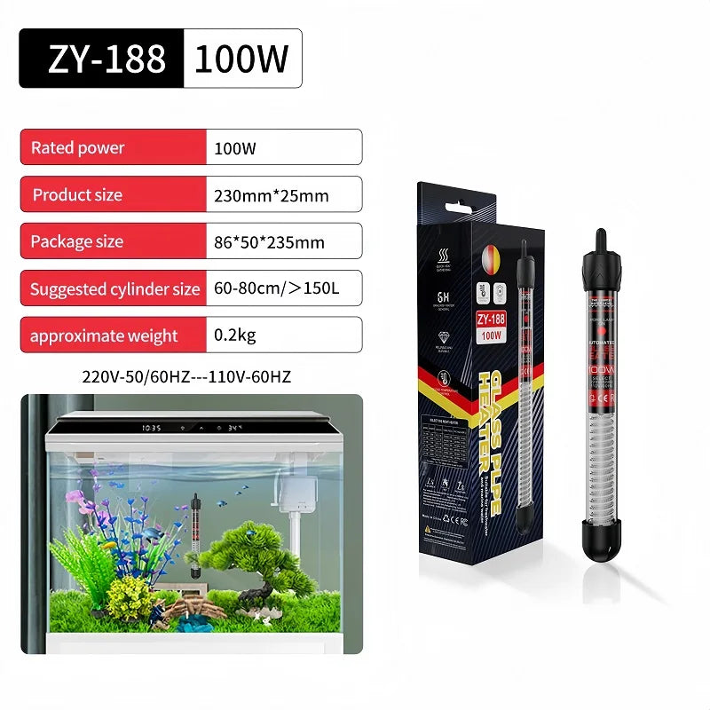 Adjustable Aquarium Temperature Thermostat/Heater Rod. - Maison Novaire