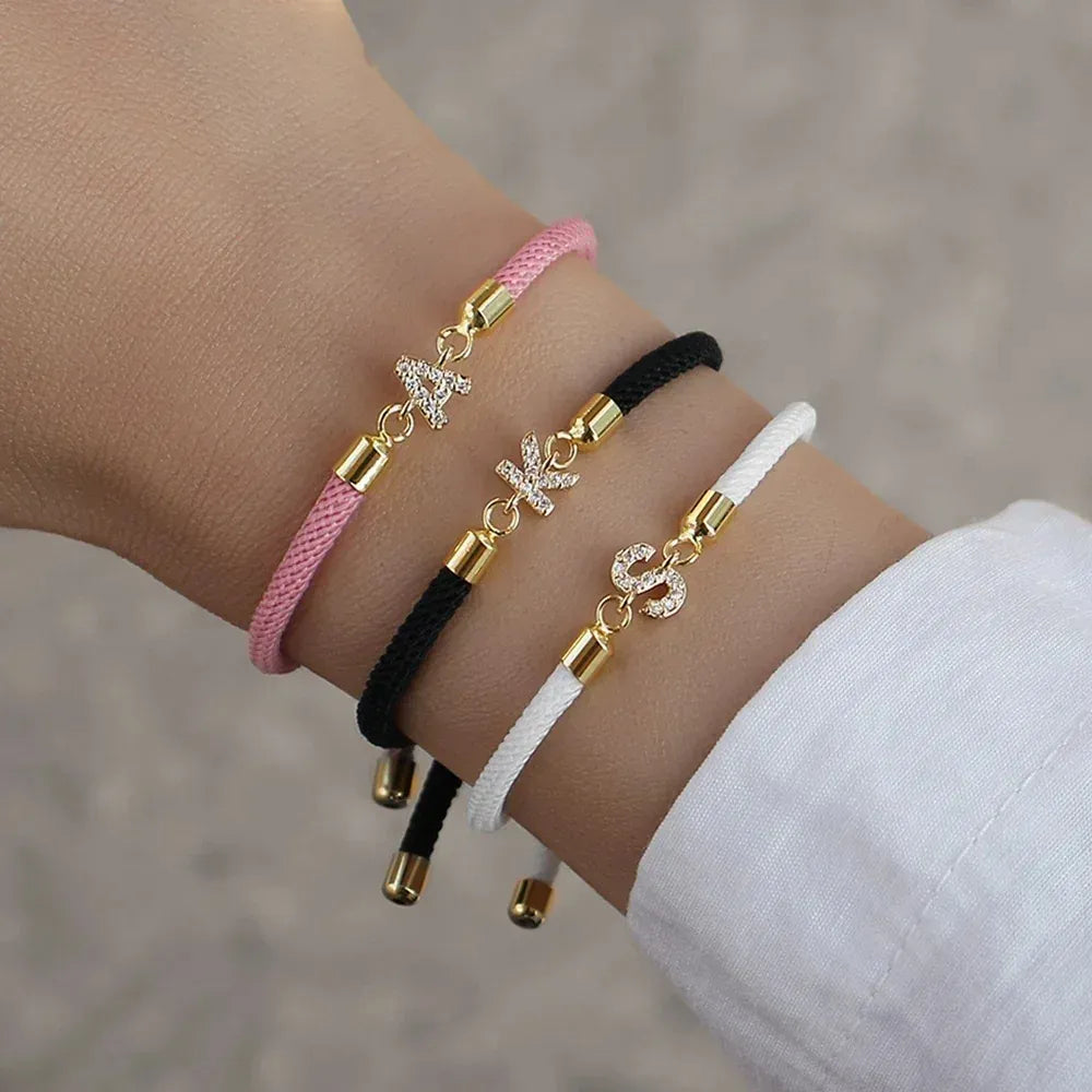 Adjustable Rope Bracelet For Women Jewelry,  A-Z Collections. - BLAKESTORE-NG