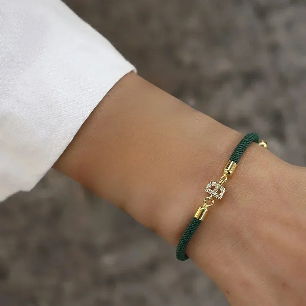 Adjustable Rope Bracelet For Women Jewelry,  A-Z Collections. - BLAKESTORE-NG