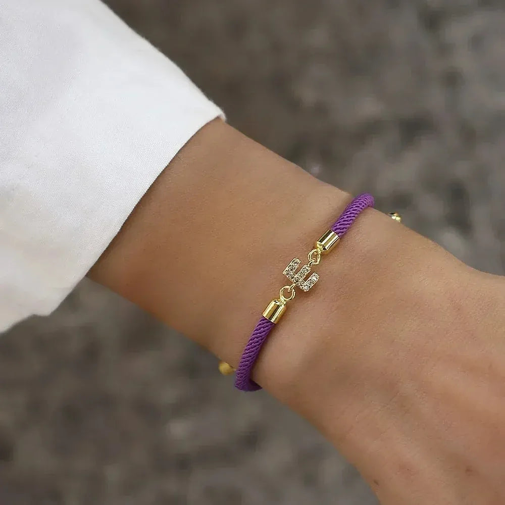 Adjustable Rope Bracelet For Women Jewelry,  A-Z Collections. - BLAKESTORE-NG