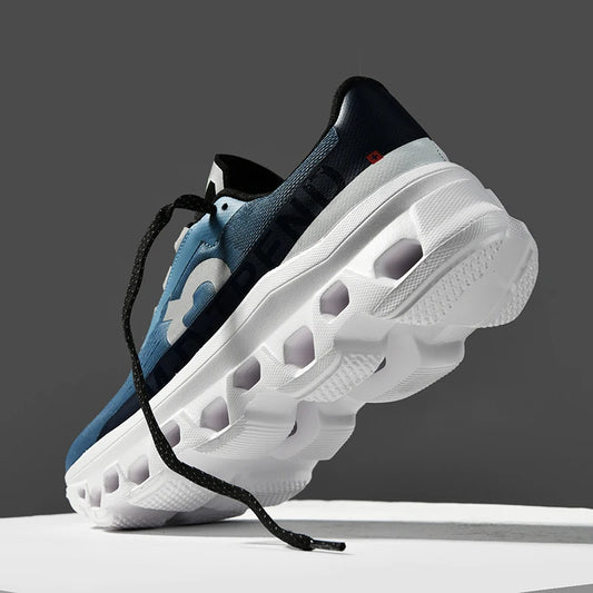 Air Cushion Running Shoes for Men & Women  - 44 / Black White - Maison Novaire