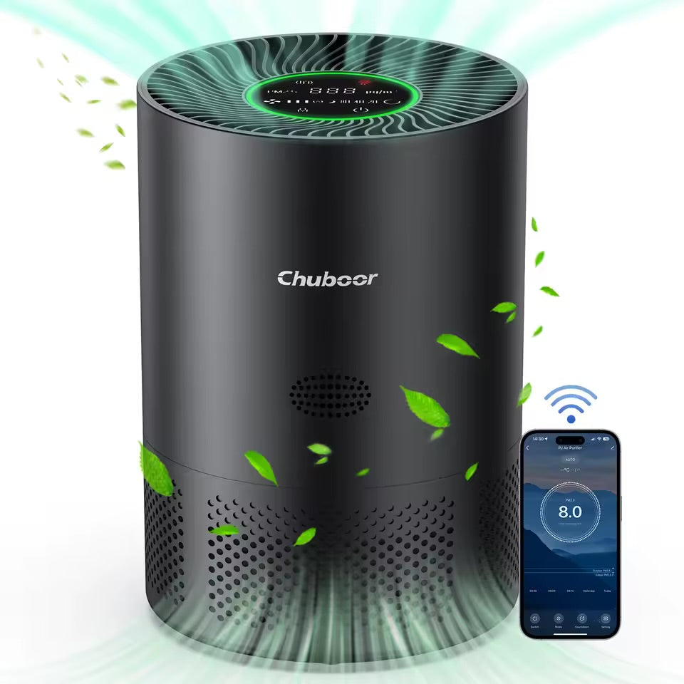 Air Purifier for Home with H13 True HEPA Filter and PM2.5 Detection - Maison Novaire