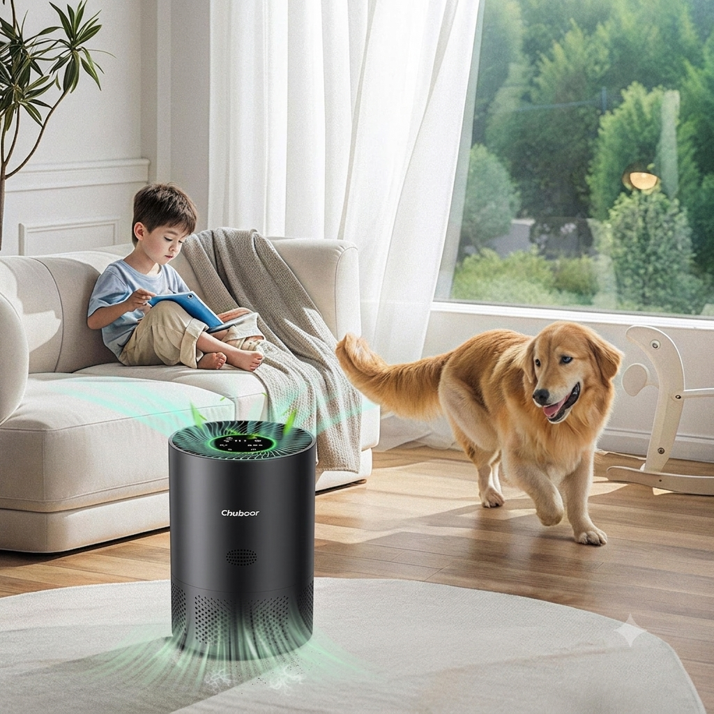 Air Purifier for Home with H13 True HEPA Filter and PM2.5 Detection - Maison Novaire