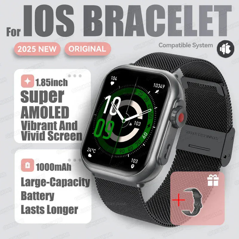 Android Smart Watch-Unisex 1.85-Inch. - BLAKESTORE-NG