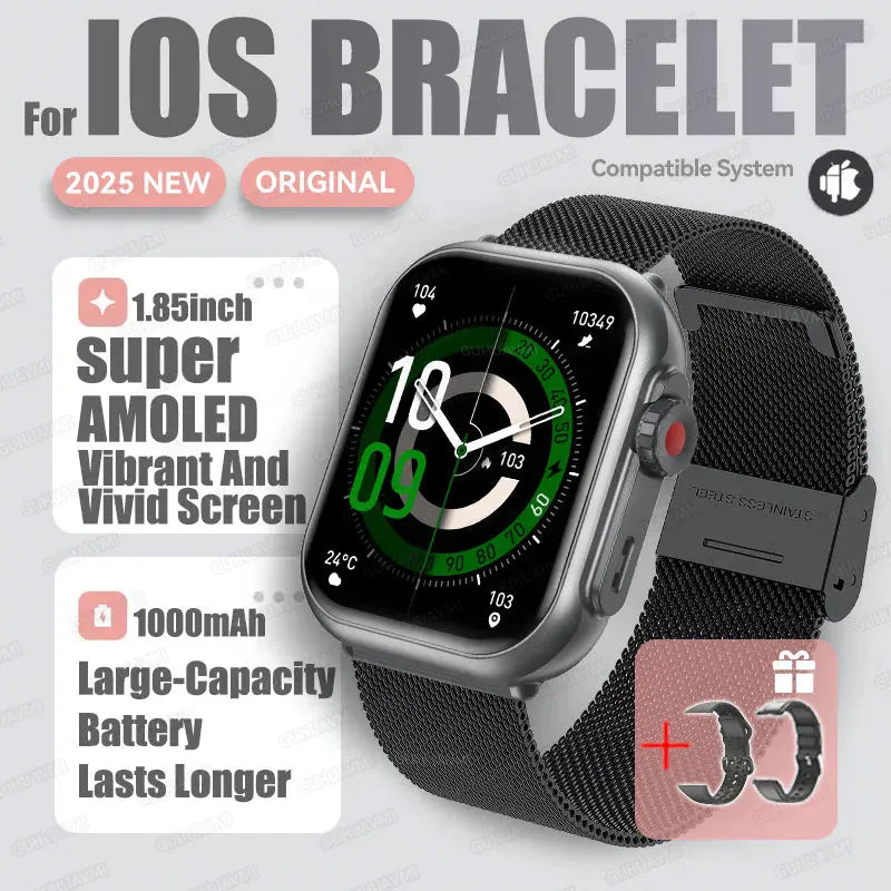 Android Smart Watch-Unisex 1.85-Inch. - BLAKESTORE-NG