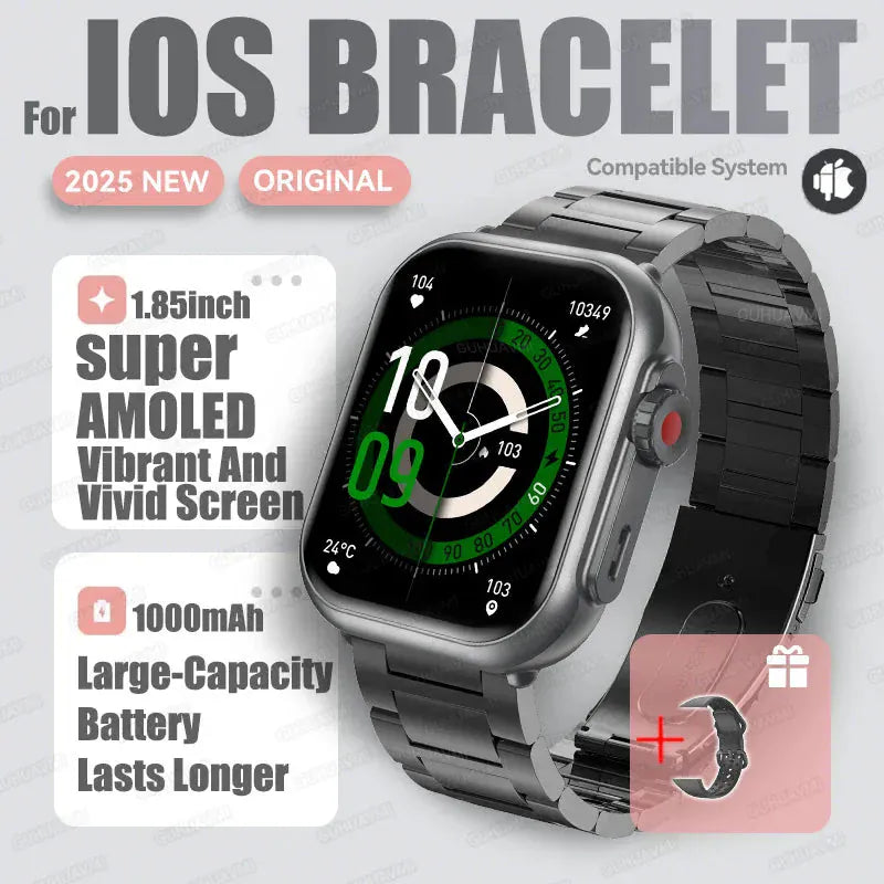 Android Smart Watch-Unisex 1.85-Inch. - BLAKESTORE-NG